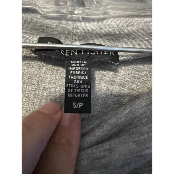 Eileen Fisher Grey Cowl Neck Long Sleeve Dress Size Small - Picture 6 of 6